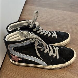 Golden Goose Women’s Black Sneakers with Star Detail